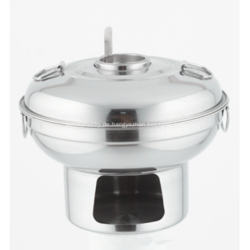 Rostfreier Stahl Traditional Charcoal Hot Pot